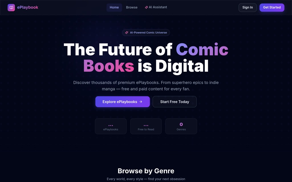 ePlaybook Universe, built with Pentoggle